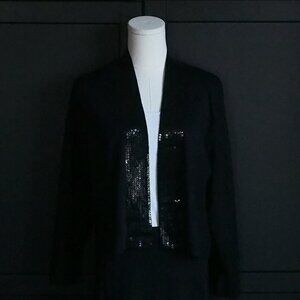 Calvin Klein | Black Sequins Bolero